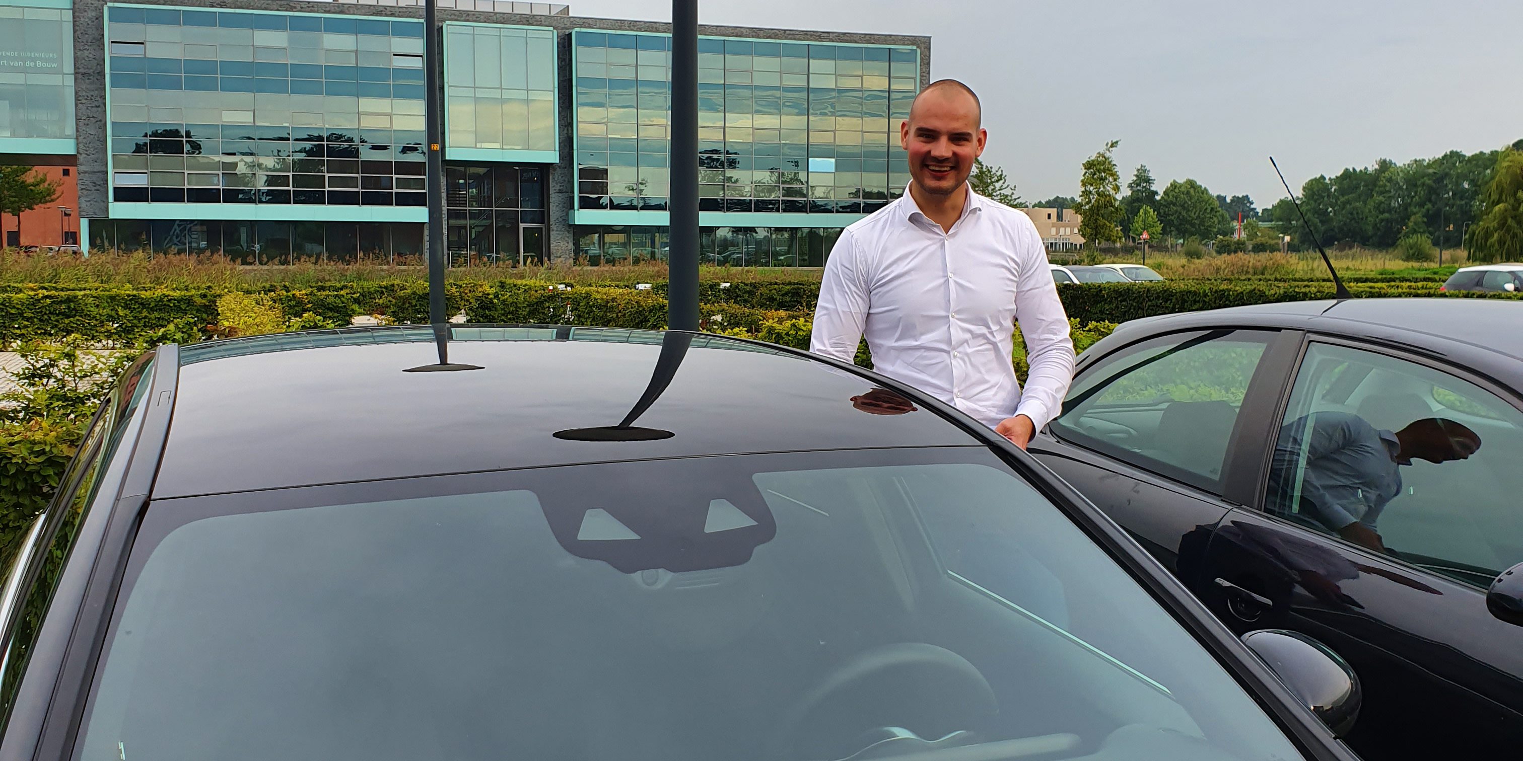 Frank Gelmers onderweg